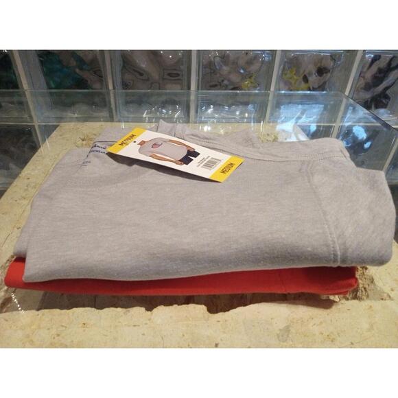 2 Pack! Champion Men's Classic Medium - Red Stone And Grey Gray New NWT - Picture 4 of 4